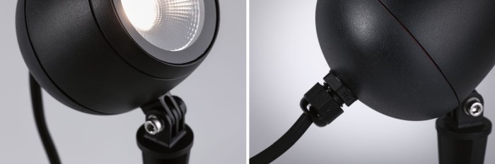 Spot de grădină Kikolo Plug & Shine LED, IP65, 3000K, 7,2W, antracit [3]