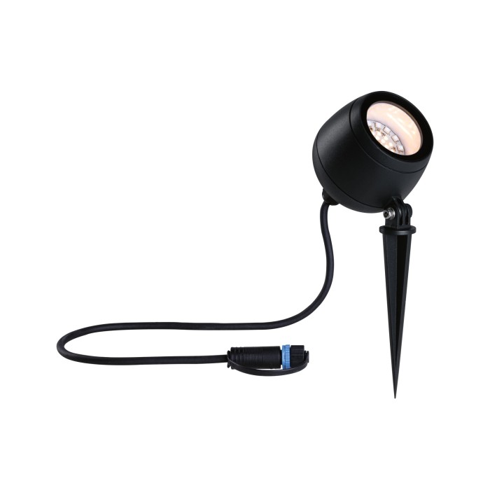 Spot de grădină Plug & Shine Kikolo LED, Smart Home Zigbee, IP65, RGBW+, 6,2W, antracit [5]