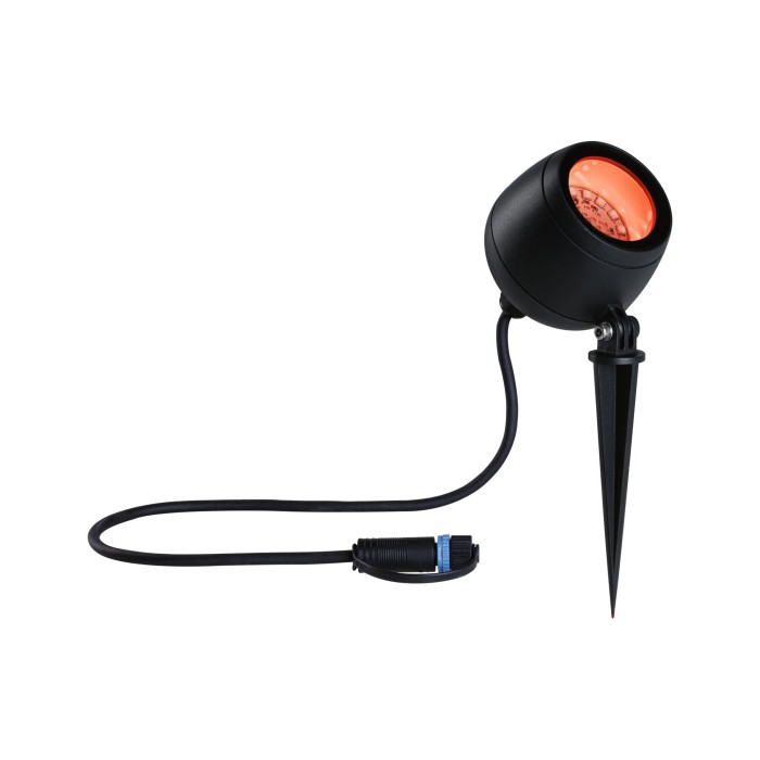 Spot de grădină Plug & Shine Kikolo LED, Smart Home Zigbee, IP65, RGBW+, 6,2W, antracit [4]