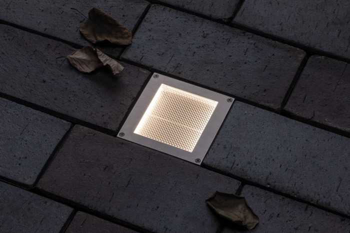 Spot de pardoseală Aron IP67 3000K metal cu senzor de mișcare 5/40lm 10x10cm [4]