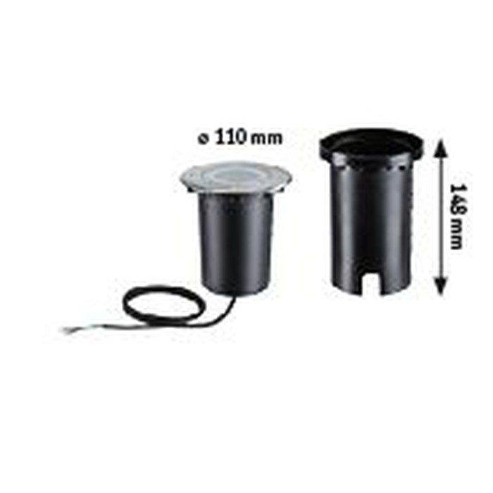 Spot de pardoseală LED, Smart Home Zigbee 3.0, IP67, rotund, RGBW+, 4,9W, 300lm, 230V, 120°, metal mat [2]