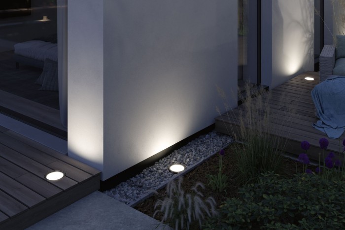 Spot de pardoseală încastrabil Plug & Shine LED Ocos, IP67, 3000K, 6,1W, antracit [6]