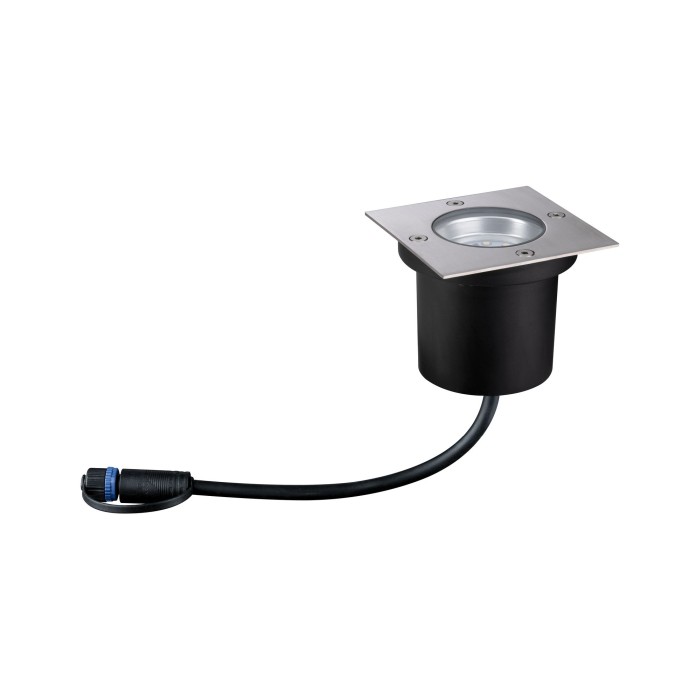 Spot de pardoseală P&S IP65 3000K 24V 3,6W 300lm, patrat, inox [5]