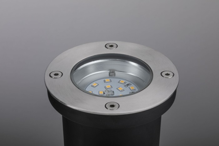 Spot de pardoseală P&S IP65 3000K 24V 3,6W 300lm, rotund, inox [3]