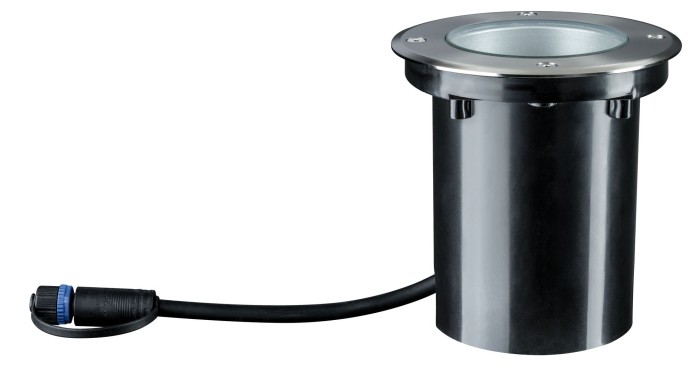 Spot de pardoseală. P&S, IP67 609lm 3000K 6W 24V 20° orientabil 20°, argintiu, metal [5]