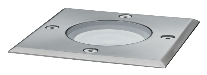Spot de pardoseală Special IP67 pătrat GU10 3,5W 230V 108x108mm inox [4]