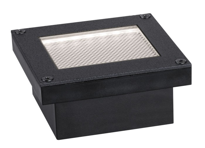 Spot de pardoseală solar LED, Domenic, IP67 3000K 1lm, negru [2]