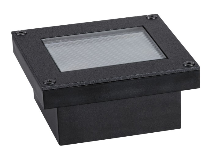 Spot de pardoseală solar LED, Domenic, IP67 3000K 1lm, negru [3]