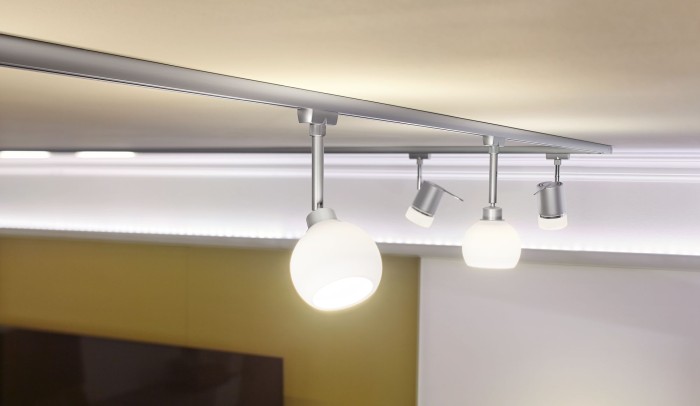 Spot Decosystems URail LED 1x3,5W GZ10 230V crom mat, metal [4]