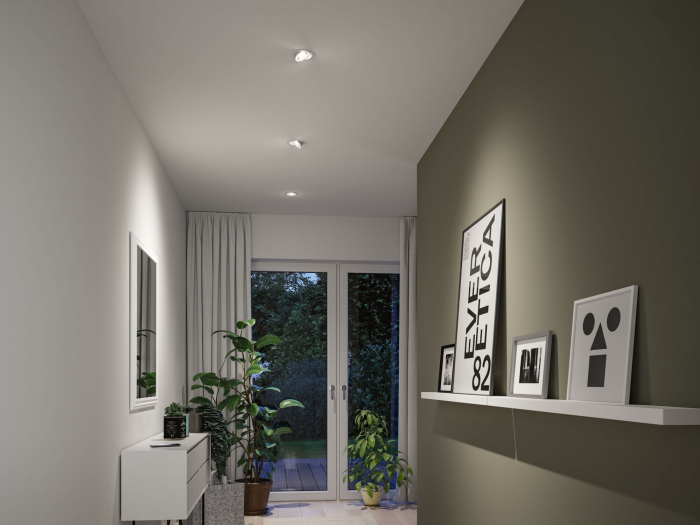 Spot încastrabil Aumus LED, rotund, 105mm, 90°,  5W, 700lm, 230V, flux luminos variabil în 3 pași, temperatură de culoare variabilă 2700 - 6500K, alb [5]
