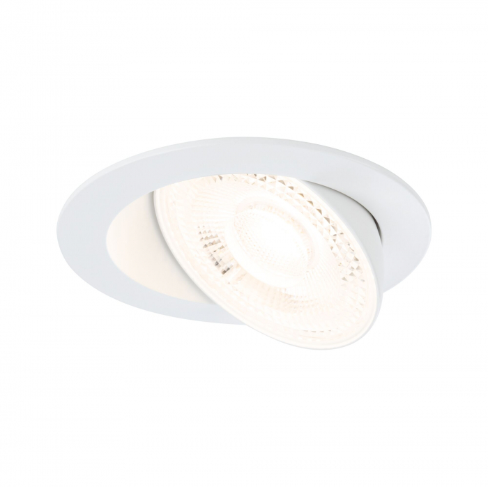 Spot încastrabil Aumus LED, rotund, 105mm, 90°,  5W, 700lm, 230V, flux luminos variabil în 3 pași, temperatură de culoare variabilă 2700 - 6500K, alb [2]