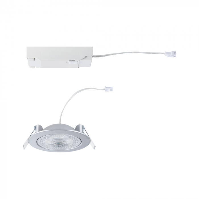Spot încastrabil Aumus LED, rotund, 105mm, 90°,  5W, 700lm, 230V, flux luminos variabil în 3 pași, temperatură de culoare variabilă 2700 - 6500K, crom mat [9]