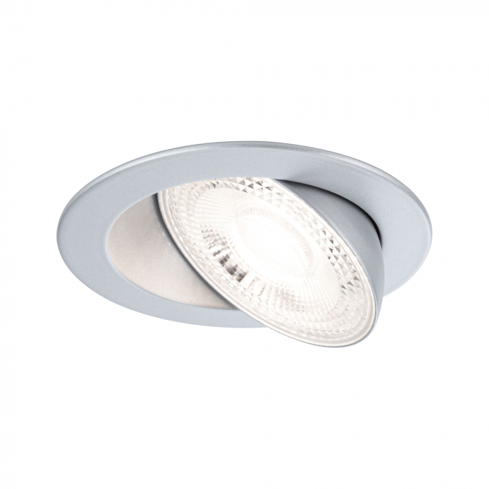 Spot încastrabil Aumus LED, rotund, 105mm, 90°,  5W, 700lm, 230V, flux luminos variabil în 3 pași, temperatură de culoare variabilă 2700 - 6500K, crom mat [2]