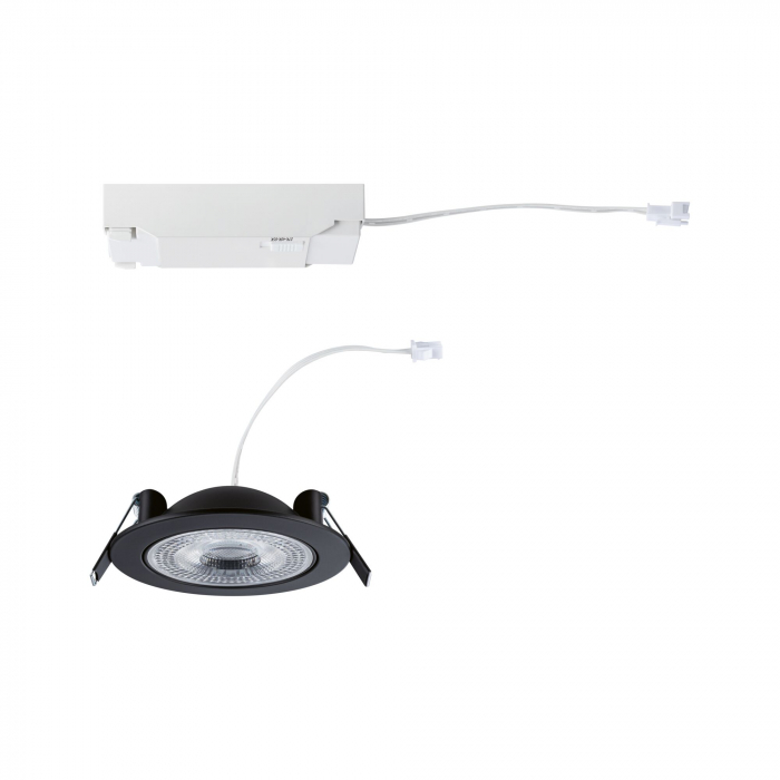 Spot încastrabil Aumus LED, rotund, 105mm, 90°,  5W, 700lm, 230V, flux luminos variabil în 3 pași, temperatură de culoare variabilă 2700 - 6500K, negru [9]
