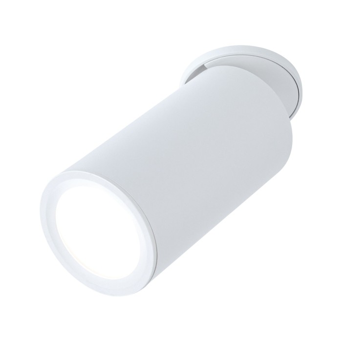 Spot încastrabil LED Turnal, rotund, 60mm, 90° Coin 6W, 2700K, alb mat, cu flux luminos variabil în 3 pași [2]