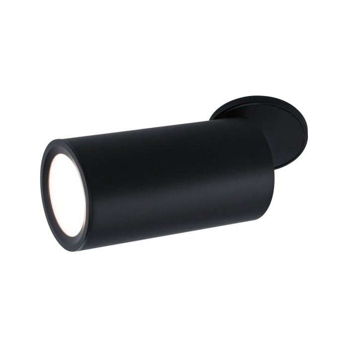 Spot încastrabil LED Turnal, rotund, 60mm, 90° Coin 6W, 2700K, negru mat, cu flux luminos variabil în 3 pași [4]