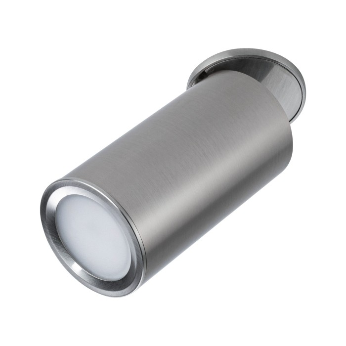 Spot încastrabil LED Turnal, rotund, 60mm, 90° Coin 6W, 2700K, metal periat, cu flux luminos variabil în 3 pași [5]