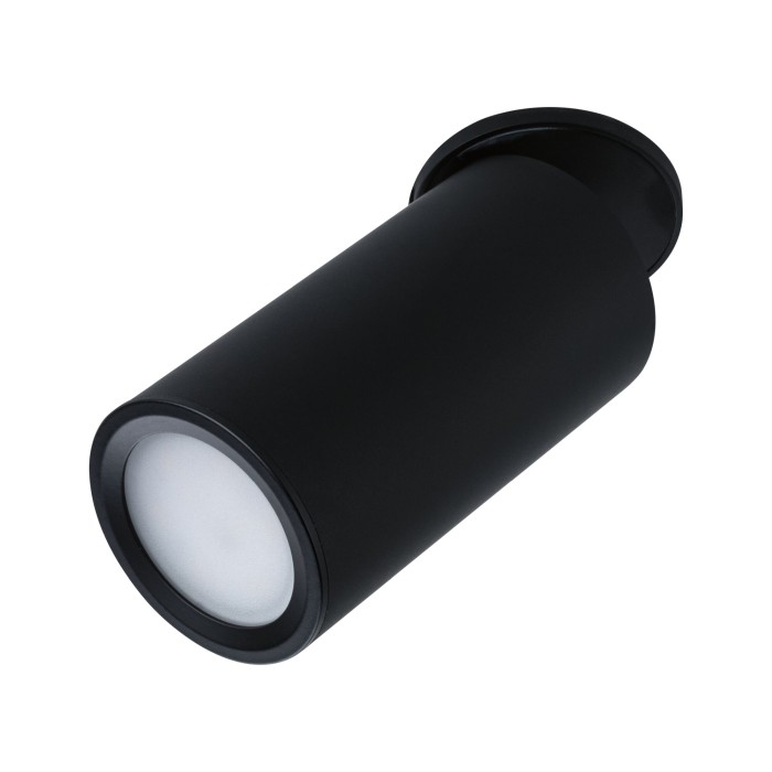 Spot încastrabil LED Turnal, rotund, 60mm, 90° Coin 6W, 2700K, negru mat, cu flux luminos variabil în 3 pași [5]