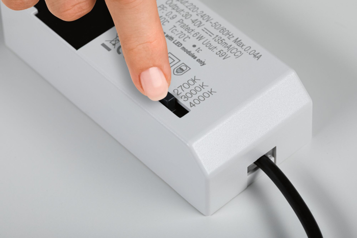 Spot încastrabil LED White Select Viona, IP65, rotund, 85mm, 25°,  6W, 520lm, 230V,  2700 - 4000K negru mat-crom mat-alb mat [12]