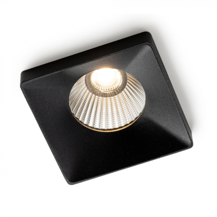 Spot încastrabil SLC Design Squary, negru, 9W, 3000K [1]