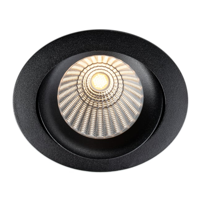 Spot încastrabil SLC DL04, rotund, 83mm, 2700K, negru, IP54, flux luminos variabil [2]