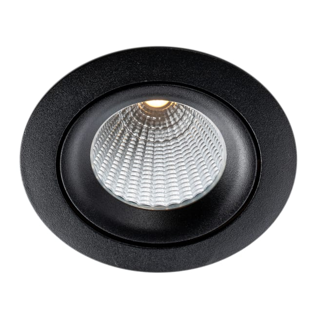 Spot încastrabil SLC DL04, rotund, 83mm, 2700K, negru, IP54, flux luminos variabil [3]