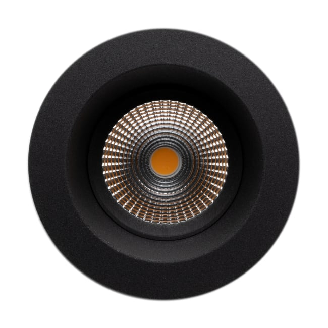 Spot încastrabil SLC ONE SOFT, negru mat, 2700K, CRI90, IP44, 36° [4]