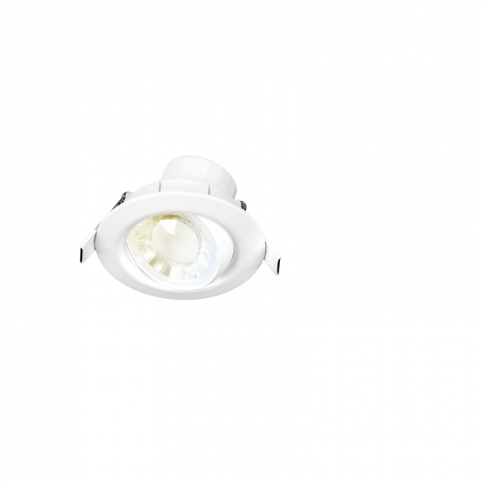 Spot încastrabil SpryteCS™ 6W, IP44, 2700/3000/4000K, orientabil, alb, cu flux luminos variabil [1]