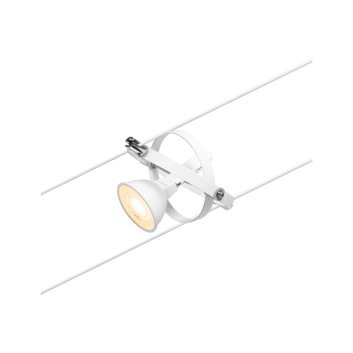 Spot individual Cardan GU5,3, max. 10W, 12V, alb mat-crom [5]