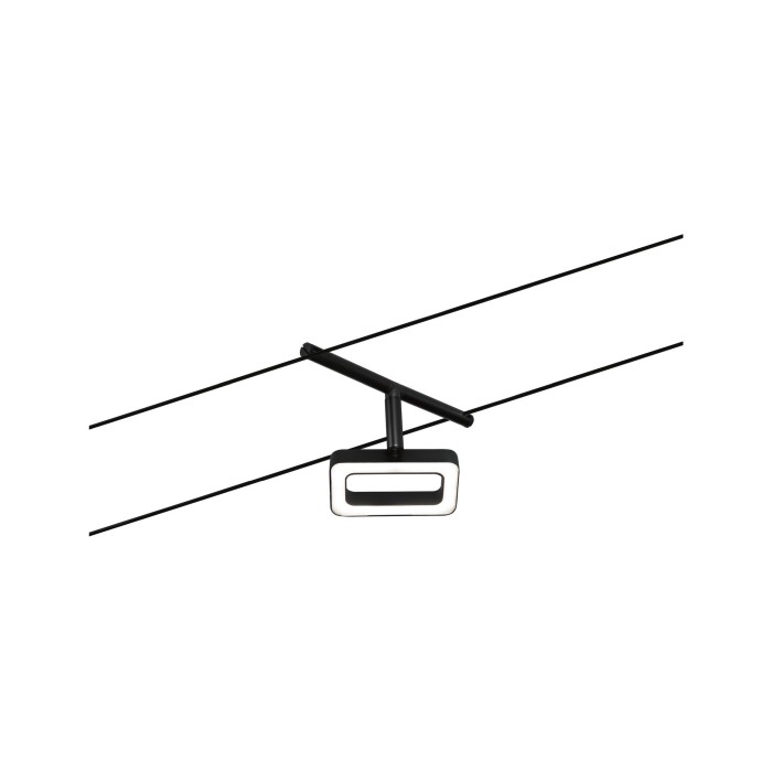 Spot individual Frame LED 400lm 4,8W 3000K  12V negru mat-crom [3]