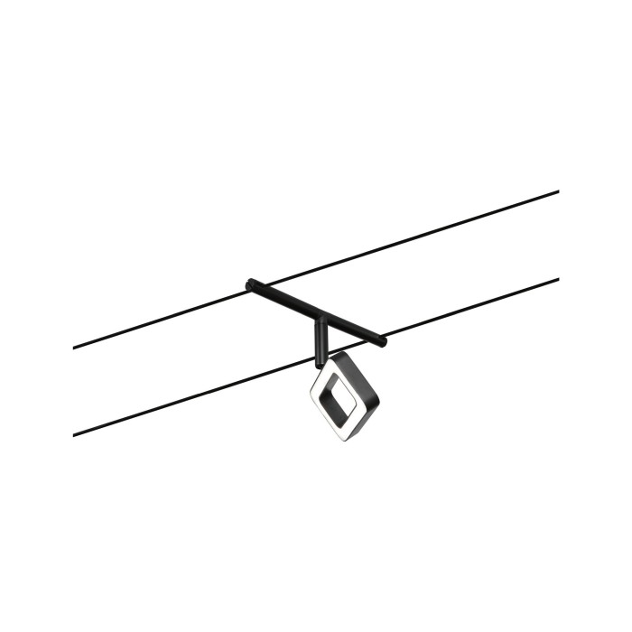 Spot individual Frame LED 400lm 4,8W 3000K  12V negru mat-crom [2]