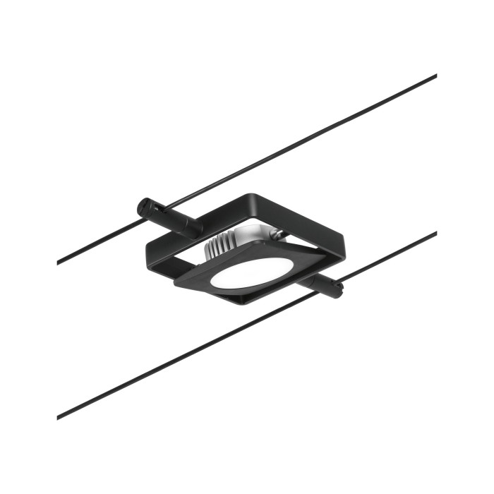 Spot individual Mac LED 450lm 4,5W 3000K  12V negru mat-crom [2]