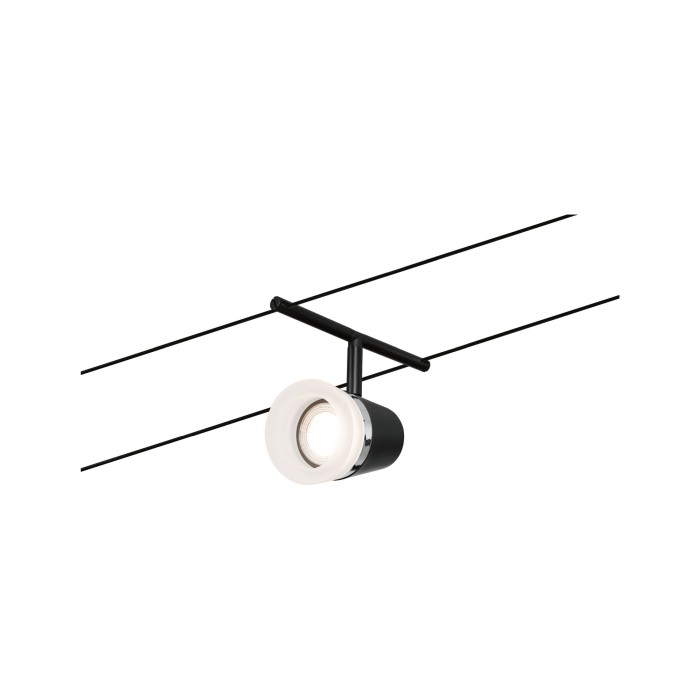 Spot individual pe cablu Cone GU5,3, max. 10W, 12V negru mat-crom [3]