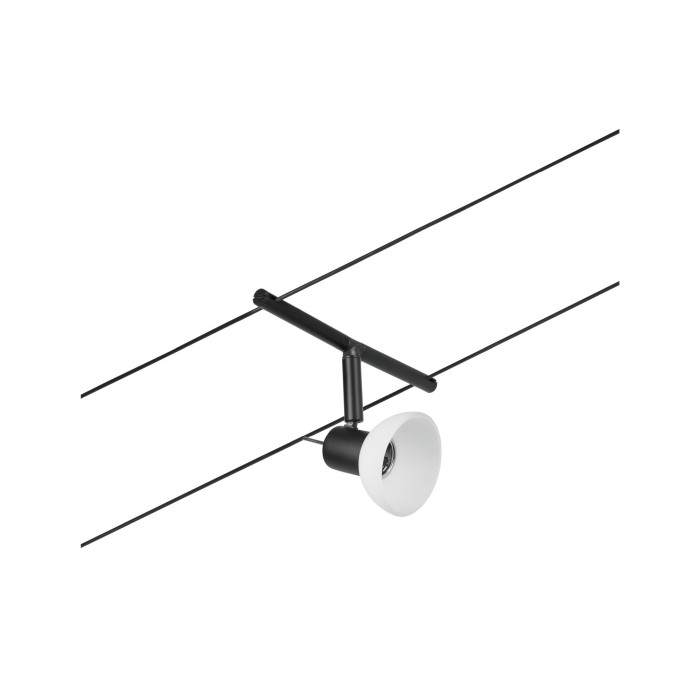 Spot individual Sheela GU5,3, max. 10W, 12V, negru mat-crom [2]