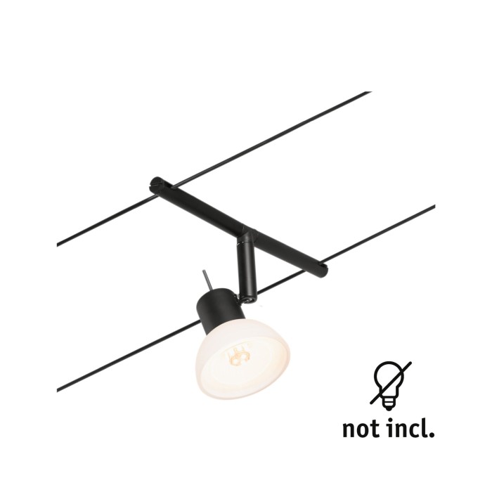 Spot individual Sheela GU5,3, max. 10W, 12V, negru mat-crom [3]