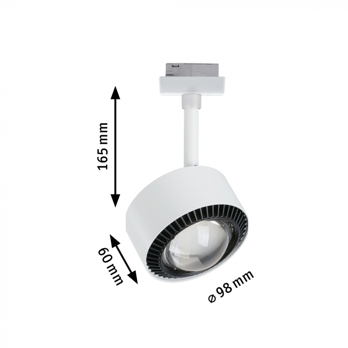 Spot LED Aldan Urail, 500lm, 8W, 230V, alb Signal, temperatura de culoare variabila [3]