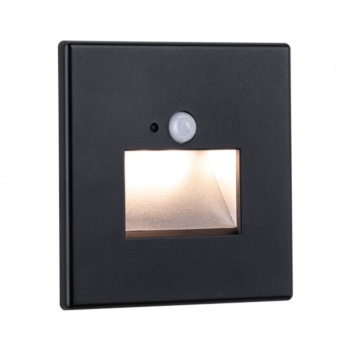 Spot LED vertical Edge Quadro, pătrat, 80x42mm, 1,2W, 25lm, 230V,  2700K, negru [1]