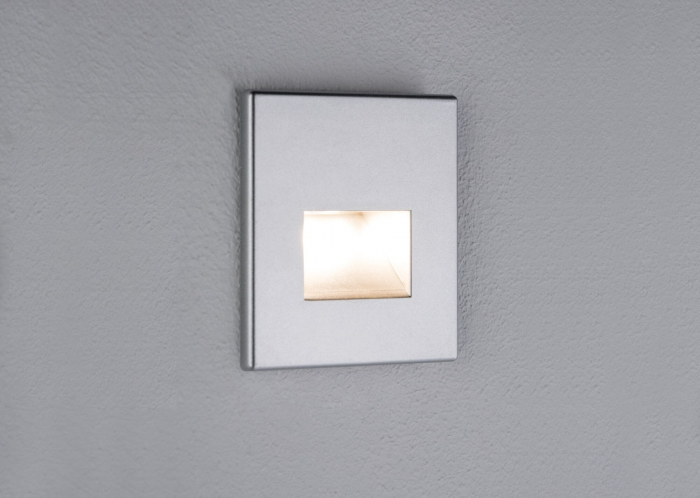 Spot LED vertical Edge Quadro, pătrat, 80x5mm, 1,2W, 50lm, 230V, 2700K, crom mat [5]