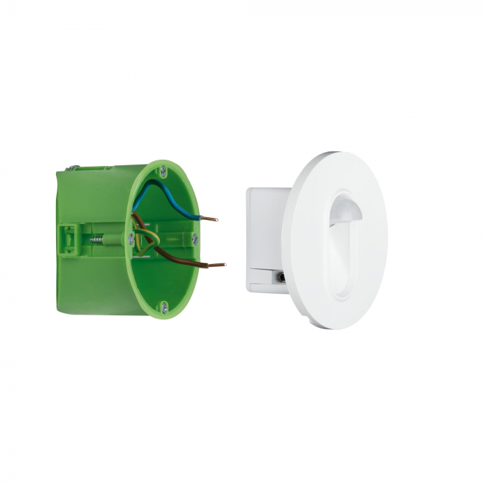 Spot LED vertical, rotund, 78mm, 1,1W, 65lm, 230V, 2700K, alb [6]