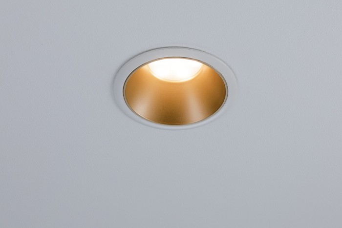 Spot încastrabil Cole Coin LED 1x6,5W 2700K 230V alb/auriu mat, flux luminos variabil în 3 pași [4]