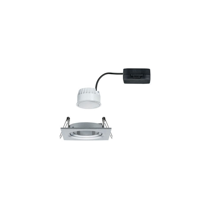 Spot încastrabil Nova Coin, pătrat, orientabil LED 1x6,5W 2700K 230V aluminiu [3]