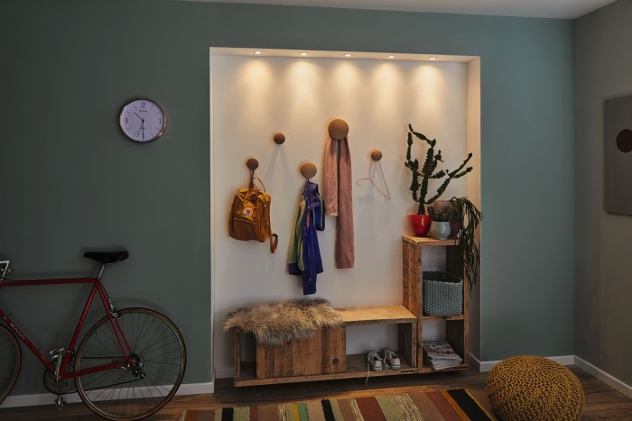 Spot încastrabil Nova mini Coin rotund, orientabil LED 1x4W 310lm alb mat [4]