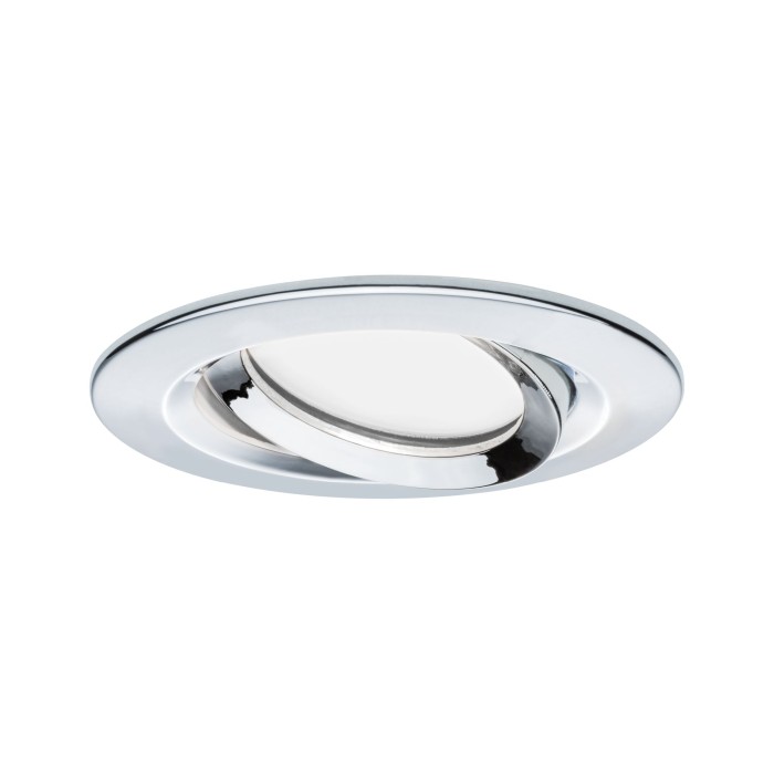 Spot încastrabil Nova Plus Coin IP65 rotund orientabil LED 1x6,8W 633lm 2700K crom [2]