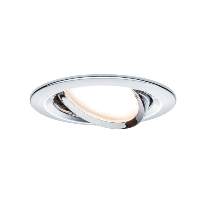 Spot încastrabil Nova Plus Coin rotund, orientabil LED 3x6,8W 2700K 230V 51mm crom, cu flux luminos variabil [2]