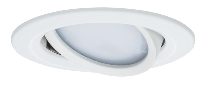 Spot încastrabil Nova Plus Coin rotund, orientabil LED 1x6,8W 2700K 230V 51mm alb mat, cu flux luminos variabil [2]