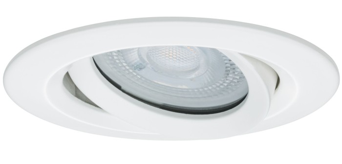 Spot încastrabil Nova Plus IP65 orientabil 1x6W 230V 4000K GU10 51mm alb mat [2]