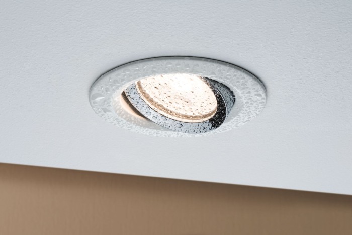 Spot încastrabil Nova Plus IP65 orientabil max 1x35W G GU10/GU5,3 51mm alb crom mat [3]
