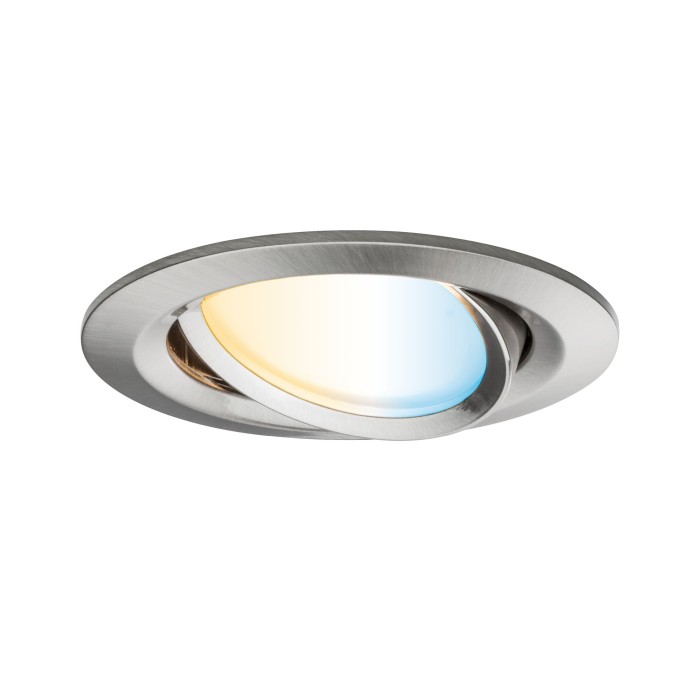 Spot încastrabil Nova Plus ZigBee Coin rotund, orientabil LED 1x6W 230V 51mm metal mat, cu temperatura de culoare variabilă [2]