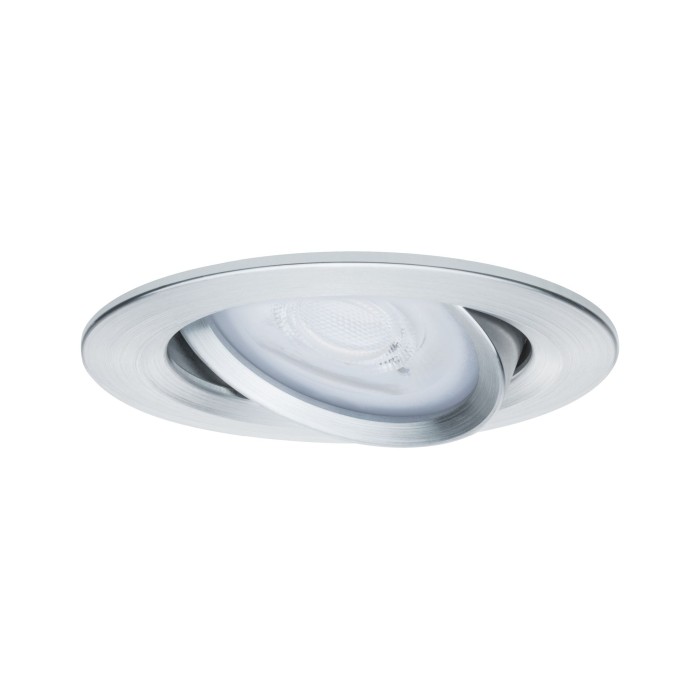 Spot încastrabil Nova rotund, orientabil LED 1x6,5W 2700K 230V GU10 51mm aluminiu [2]
