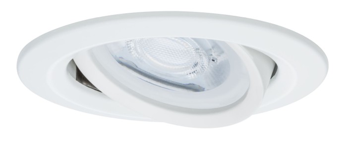 Spot încastrabil Nova rotund orientabil max. 35W 230V GU10 51mm alb mat [2]